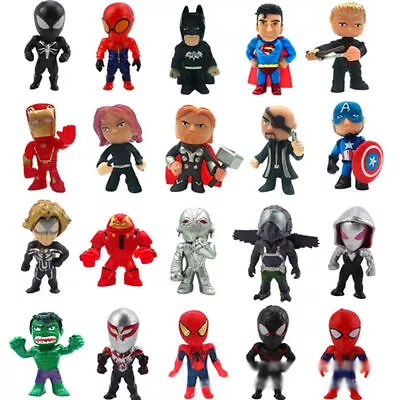 20Pcs/Set Marvel Avengers Superhero Figures Toys Collection Model Cake Toppers. • £10.39