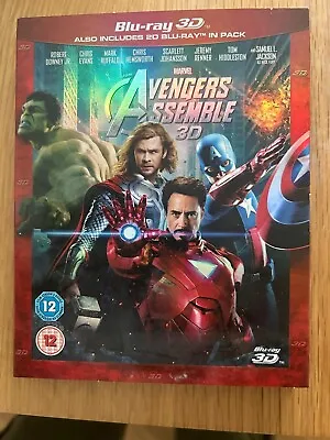 Marvel Avengers Assemble (Blu-ray 3D 2012) Slipcase • £5