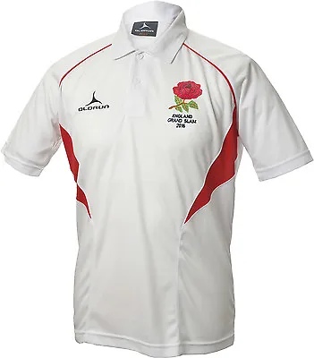 Olorun VI Nations Grand Slam 2016 England Rugby Flux Polo Shirt S-XXXL • £15