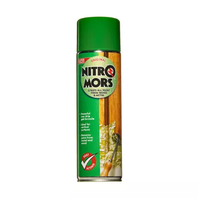 Nitromors Original Paint & Varnish Remover Paint Stripper Spray Gel 500ml • £11.59