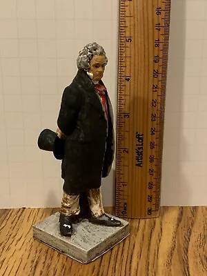 Dollhouse Miniature Beethoven Figure 5  Tall Hand Painted • $6