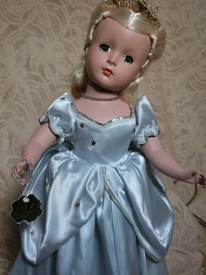 $295 • Buy Madame Alexander Cinderella Doll Hard Plastic Doll Wrist Tag  Shoes 1950s 14 
