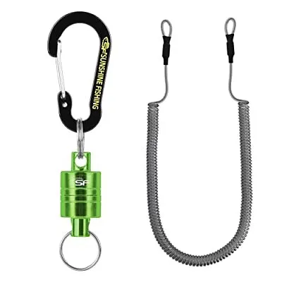 SF Strongest Magnetic Release Holder Keychain Fly Fishing Net Retractor Magnet  • $13.55