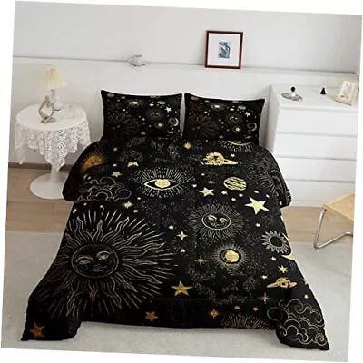 Star Moon Bedding Set Size Starry Sky Series Comforter Set Kids Queen Multi 07 • $95.98