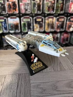 Star Wars - Micro Machines Action Fleet - Y-Wing Fighter With Stand & Figures • £15