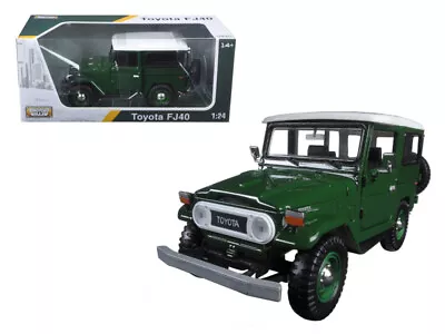 1979 Toyota FJ40 Dark Green 1/24 Diecast Model Car By Motormax • $44.99