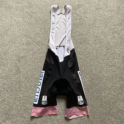 £10 • Buy Cycling Bib Shorts Vest Lycra Size XS Natali Modern Black Pink