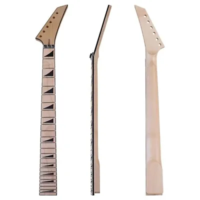 24 Frets Guitar Neck 25.5 Inch Canada Maple Fretboard Replacement Ibanez Style • $55.09