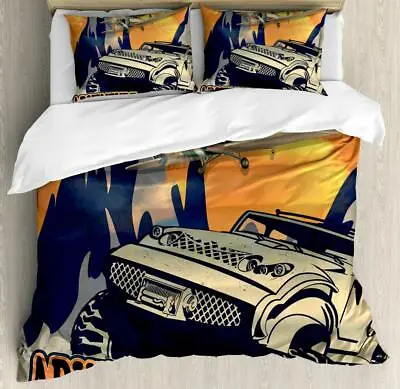 Adventure Saying Duvet Cover Set Twin Queen King Sizes With Pillow Shams • $69.99