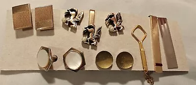 Vintage Cuff Links Tie Tacks Tie Clips - SHIPS FREE • $9.99