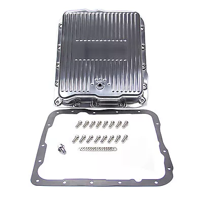 RACING POWER CO-PACKAGED GM 700R4 4L60 Alum Trans Pan Polished R8493 • $125.27