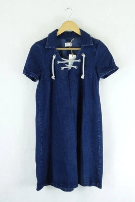 $82.50 • Buy Gorman Denim Dress With Tie Detail 6 By Reluv Clothing