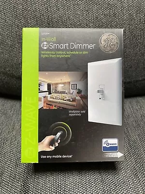 GE ZW3004 12729 Z-wave In-Wall Smart Dimmer Mobile Smart Lighting Control NEW • $24.95