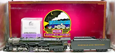 MTH 20-3036-1 O Norfolk & Western 2-6-6-4 Steam Engine W/PS1.0 #1218 EX/Box • $1045.90