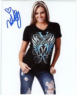 TNA Wrestling Velvet Sky Autographed 8x10 Color Photo MGM Collectibles COA • $24.30