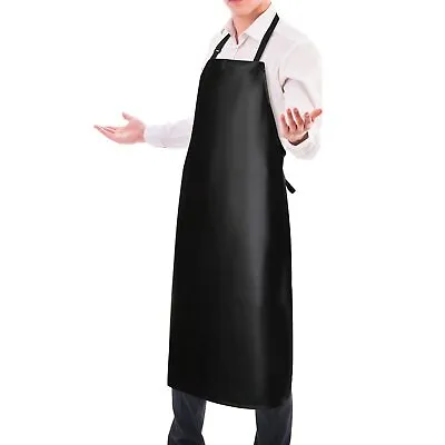 Waterproof Rubber Vinyl Apron 40 Heavy Duty For Chemical Work And Dishwashing • $19.99