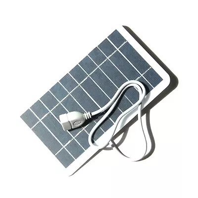 2W 5V Small Solar Panel With USB DIY Monocrystalline Silicon Solar Cell U7C6 • $8.98