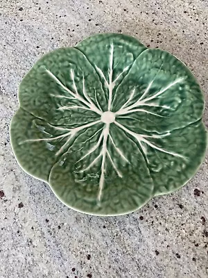 Bordallo Pinheiro  Green Cabbage Plate • $25