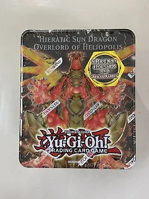 YuGiOh Hieratic Sun Dragon Overlord Of Heliopolis Tin Limited Ed - New & Sealed • £109.99