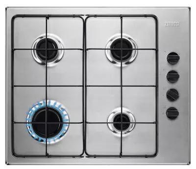 Zanussi 4 Burner Gas Hob. ZGNN640X. Boxed. Manufacturers Guarantee. • £99