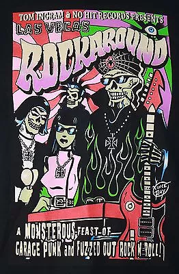 Las Vegas ROCK AROUND Music Festival T-SHIRT SMALL - Rockabilly - TOM INGRAM  • $15