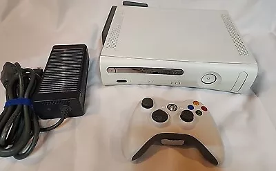 Microsoft Xbox 360 60GB Console & Wires Works Great Comes W/ Controller & Wifi • $90.99