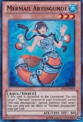 ( MERMAIL ABYSSGUNDE ) - Super  - AP03-EN005 - Unlimited - NM - Yu-Gi-Oh • $5.46