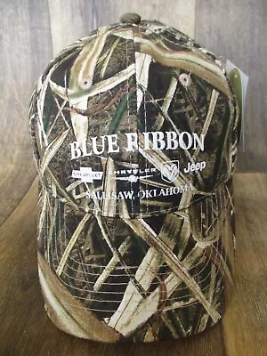 Blue Ribbon Hat Chrysler Dodge Jeep Sallisaw DUCKS UNLIMITED CAMO MOSSY OAK #5 • $12.99