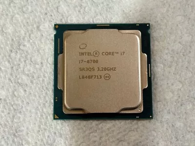 Intel Core I7-8700 Six Core 3.2GHz 12MB Socket 1151 CPU Processor SR3QS • $98