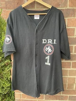 Vintage 90s 80s D.R.I. Dirty Rotten Imbeciles Jersey Nice Man Made In USA XL • $154.99