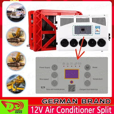 QR Code / 12V Air Conditioner Fits Caravan Semi Trucks Cab Bus RV 10000 BTU • $551.99