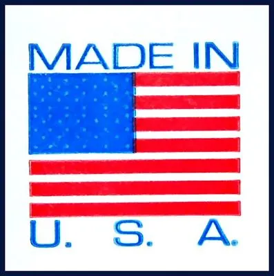 $4.97 • Buy 1  MADE IN USA FLAG Label * Stickers Labels Lot Of 100 FAST USA SHIPPING!