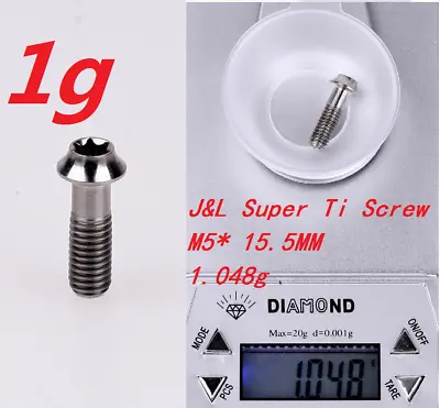 J&L Super Titanium/Ti Stem Bolt-for 3TEastonENVEZippFSARitcheySpecialized • £9.60