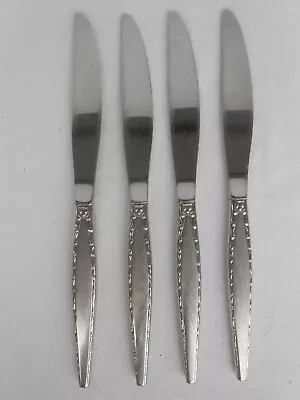 Vintage Silverware MCM Oneida Community Venetia Stainless 4 SET Table Knife DWR  • $18.99