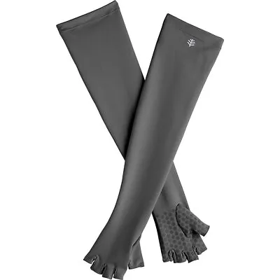 Coolibar UPF 50+ Unisex Perpetua UV Long Fingerless Sun Gloves • $35