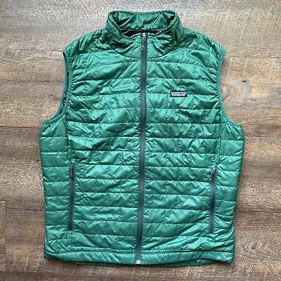 Mens XLPatagonia Quilted Primaloft Insulated Full Zip Hiking Nano Puffer Vest • $75