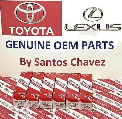 2011-16 Toyota Sienna  IRIDIUM SPARK PLUG X6 GENUINE OEM PART 90919-01247 • $153.29