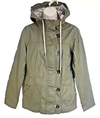 Matalan Papaya Weekend Ladies Green Heritage Coat Mid Length Jacket - Size Uk 10 • £12.99