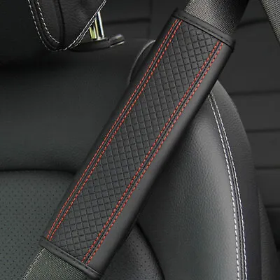 $8.24 • Buy Car Accessories Black Seat Belt Cover Strap Pad Shoulder Comfort Cushion Harness