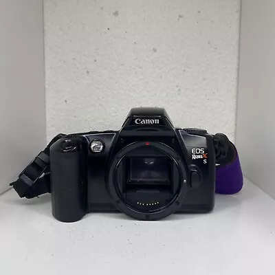 Canon EOS Rebel XS SLR 35mm Film Camera EF Canon AF Lens Mount W/strap TESTED • $19.99