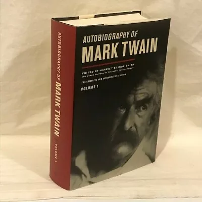 Autobiography Of Mark Twain Vol. 1 Edited By H. E. Smith - 2010 - HCDJ - VVGC • $3.99