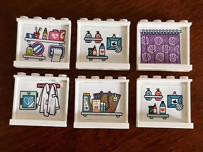 3x Lego Friends 6179 4 X 4 Tile Plate Wall With 4 Dots House Bathroom Stickers • $7.90