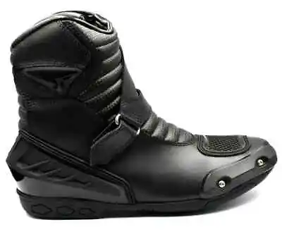 New MotoGP Motorcycle Motorbike Racing Boots Leather CE Approved Heavy Duty • $124.99