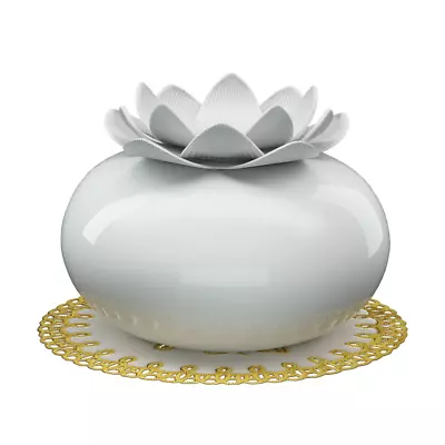 Devanti Aromatherapy Diffuser Aroma Ceramic Essential Oils Air Humidifier Lotus • $31