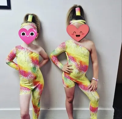 Freestyle Disco Pairs Dance Costumes U10 • £100