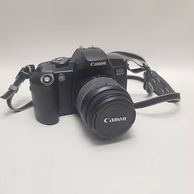 Vintage Canon EOS 5000 Film Camera W/ Canon Zoom EF 38-76mm 1:4.5-5.6 Tested  • $79.90