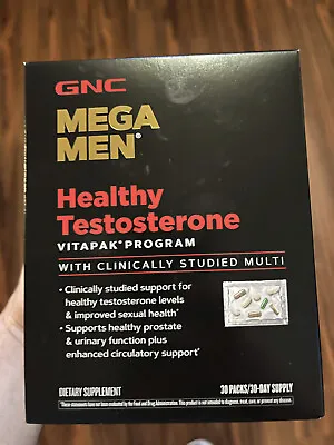 GNC Mega Men Healthy Test Vitapak 30 Packs • $74