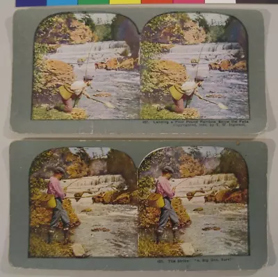 Fishing Stereoview Prints • $13