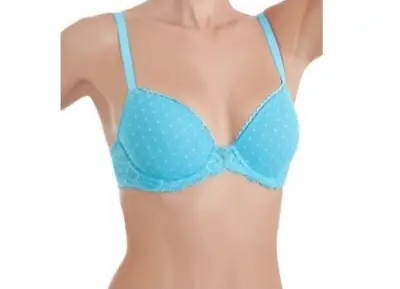 NEW WACOAL 851115 REVEAL CONTOUR Underwire Bra SIZE 32D Turquoise MSRP $52 • $10