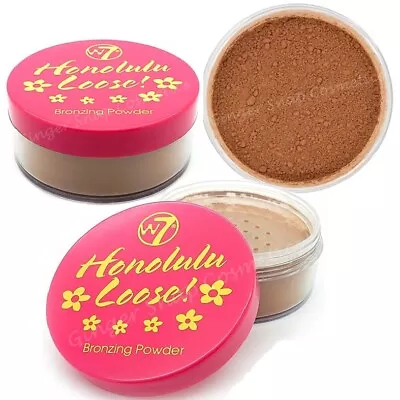 W7 Honolulu Loose Bronzing Powder Bronzer Face Body Contour Sunkissed Matte 20g • £6.95